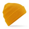 Winter hat - MOD. B52N:Mustard, 100% cotton, One Size